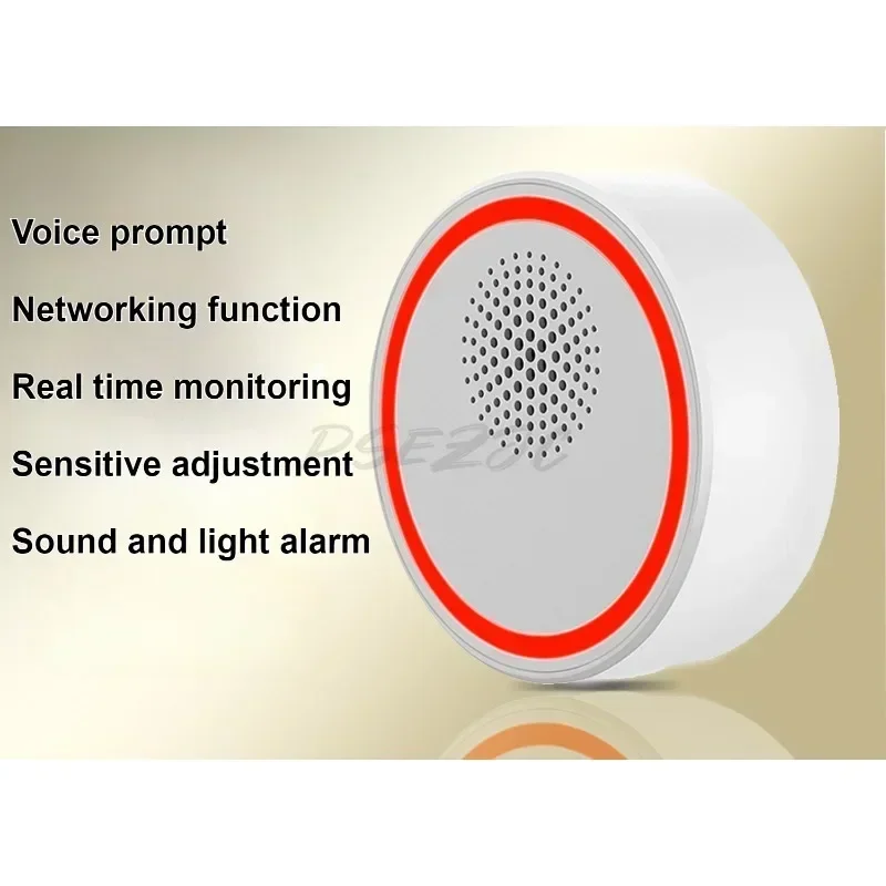 Household Alarm Instrument Aftershock Monitoring Sound and Light Alarm Perception and Warning High Sensitivity Remote Monitoring