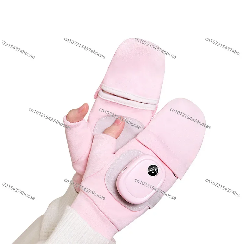 Smart heating gloves Winter warm motorcycle riding Outdoor sports Skiing Cold-proof electric heating gloves