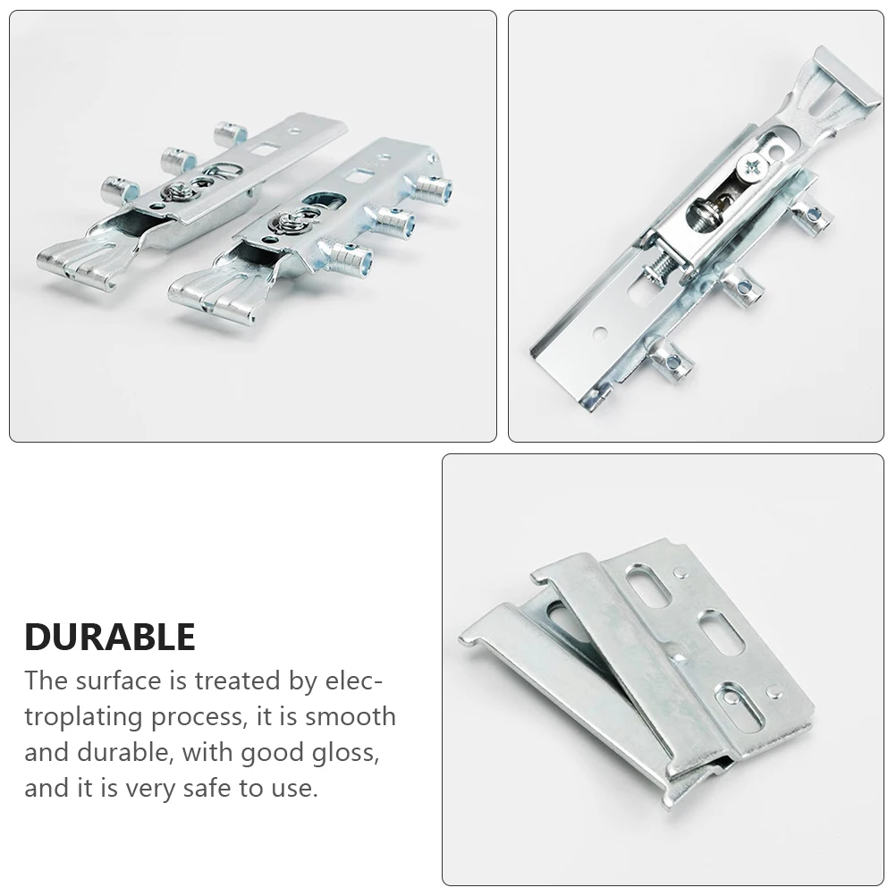 

2 set 2 Sets Heavy Duty Kitchen Cabinet Hanger Steel Suspension Bracket Invisible Mounting Hardware Wall Hanging Kit Durable