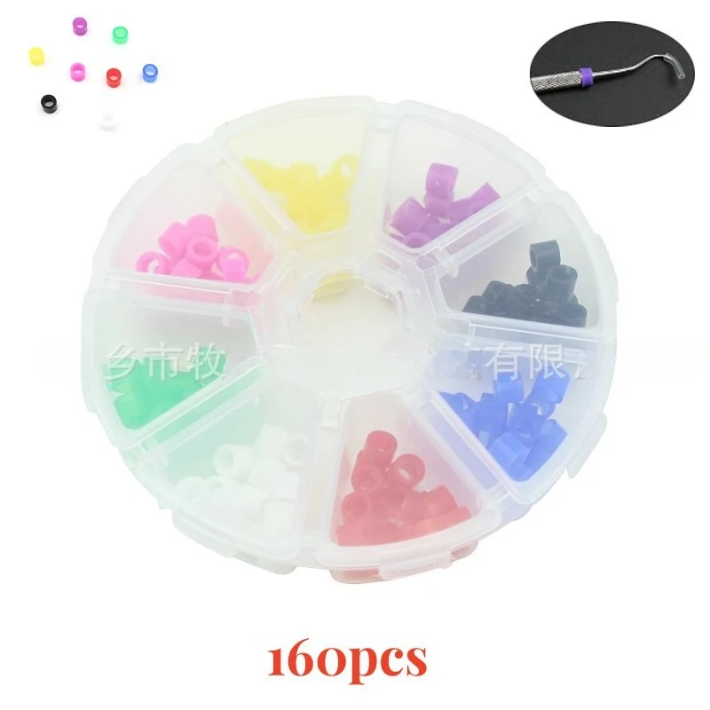 160Pcs/box Classification Circle, Identification Circle, Instrument Identification Circle, Marking Circles, Color Code Circles s