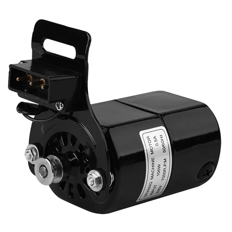[NEW!A08R】 For J00360051 Sewing Motor 1Pcs 220V 100W 7000 RPM Kbracket 0.5 AMP EU Plug-Ideal For Home Sewing Machines