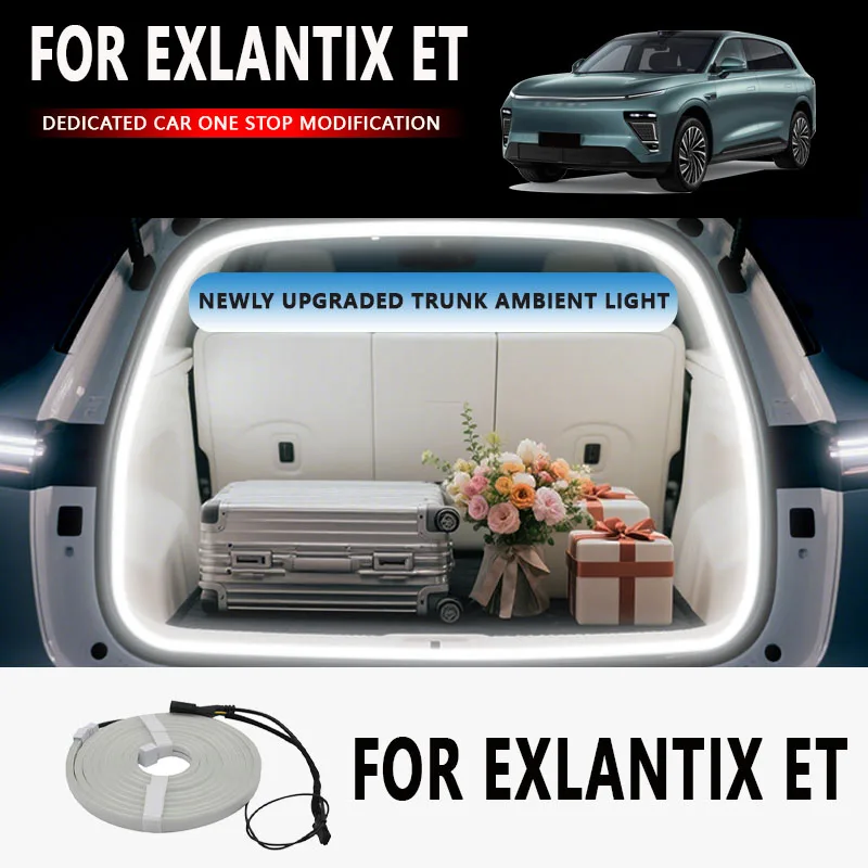 

FOR EXLANTIX ET Rear Trunk LED Light Bar Strips Trunk Interior Decorative Lamp Strip Luggage Atmosphere Light