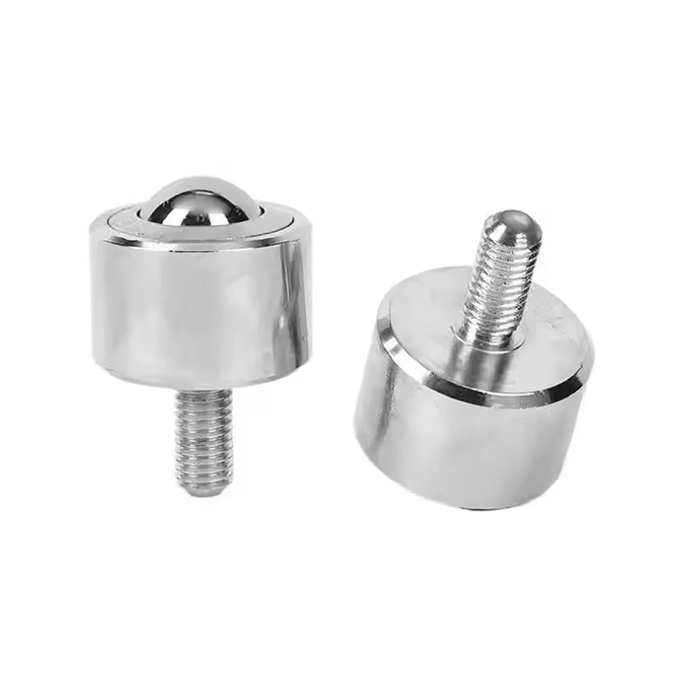 Custom Stainless Steel Swivel Ball Casters with Bull's Eye Rollers Press-Fit Bearing Sliding Wheels for Conveyor Equipment Beari