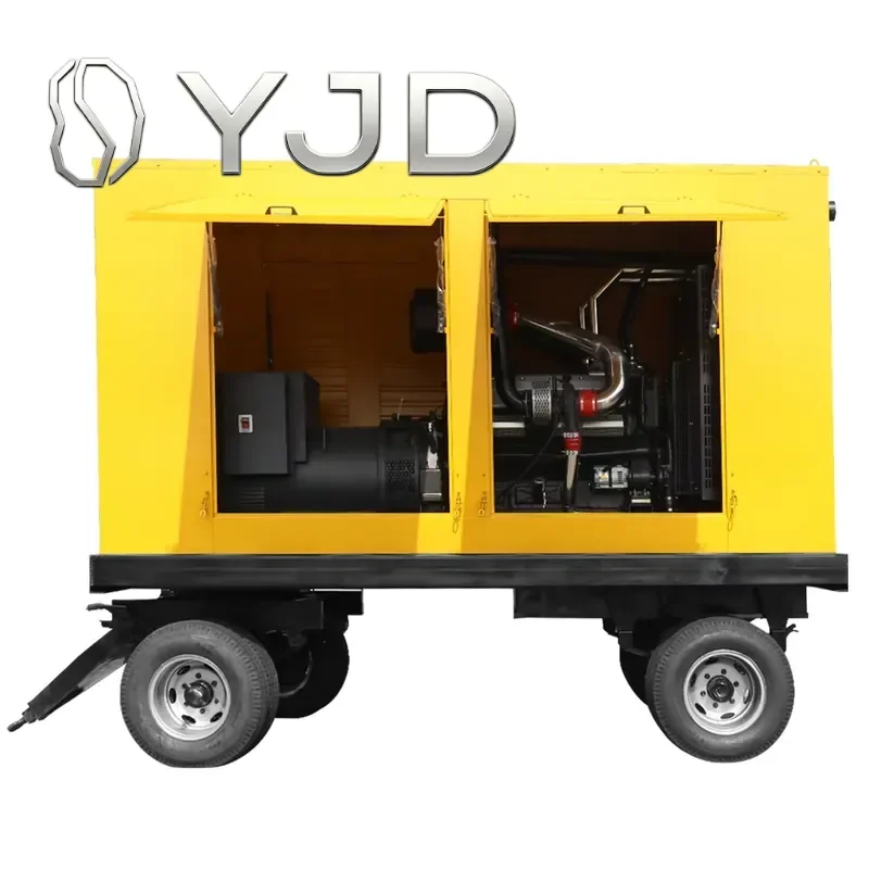 Hot Sale High Quality Engine Portable Power Generator Trailer Electric Mobile Power Generator Series Electrica