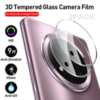 2PCS Clear 3D Curved Camera Lens Protector For Honor Magic7 Lite Light 5G Tempered Glass Case Friendly Honer X9c X 9c HonorX9c
