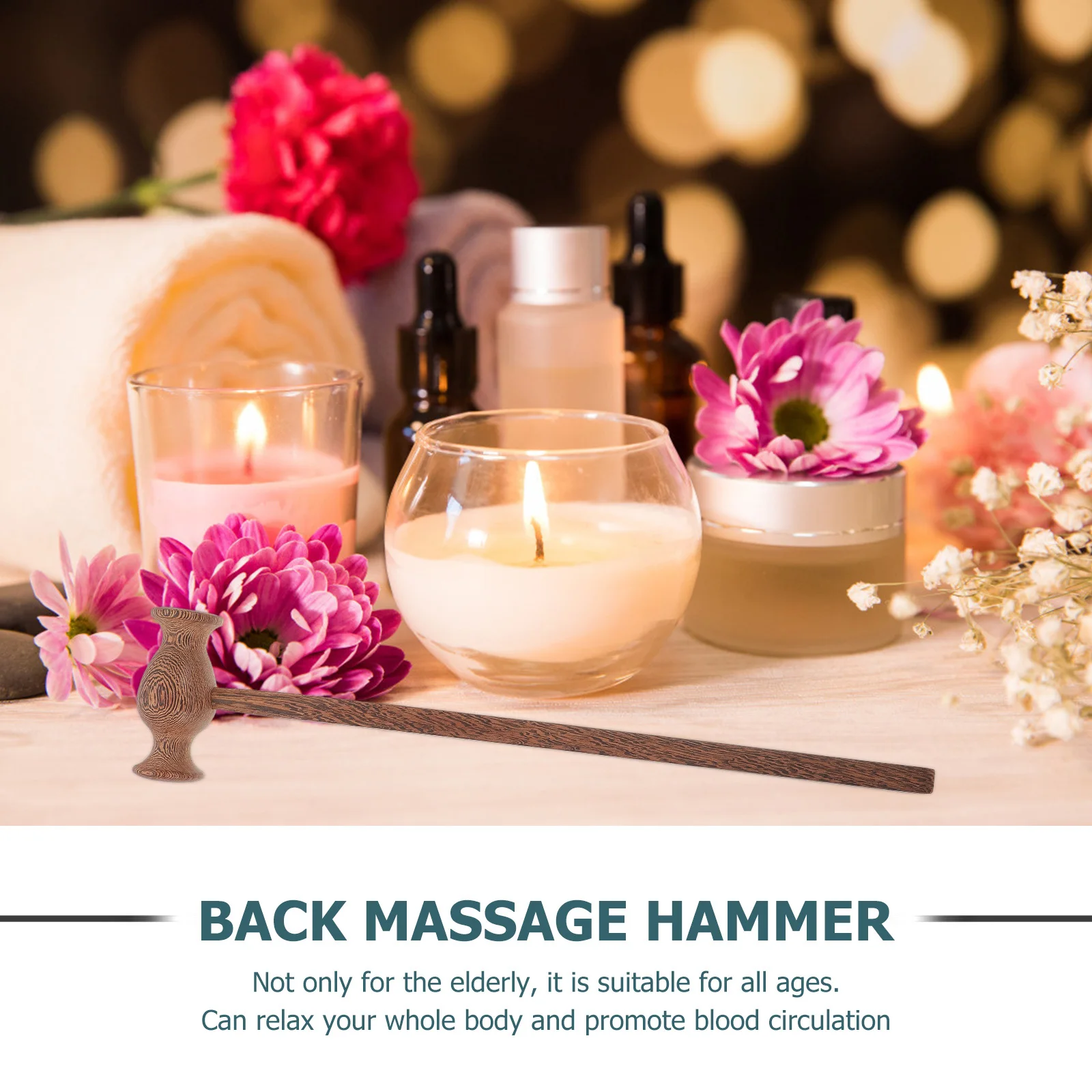 

1 шт., фитнес-массажный молоток, креативный ручной массажер для тела для расслабления всего тела, кровотока, плеч, спины, молоток