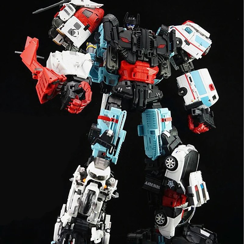 MT Transformation YM Model YM-17 YM17 Defensor Vulcan Hot Spot First Aid Streetwise Blades MTCM-04C 5 IN1 Action Figure Robot