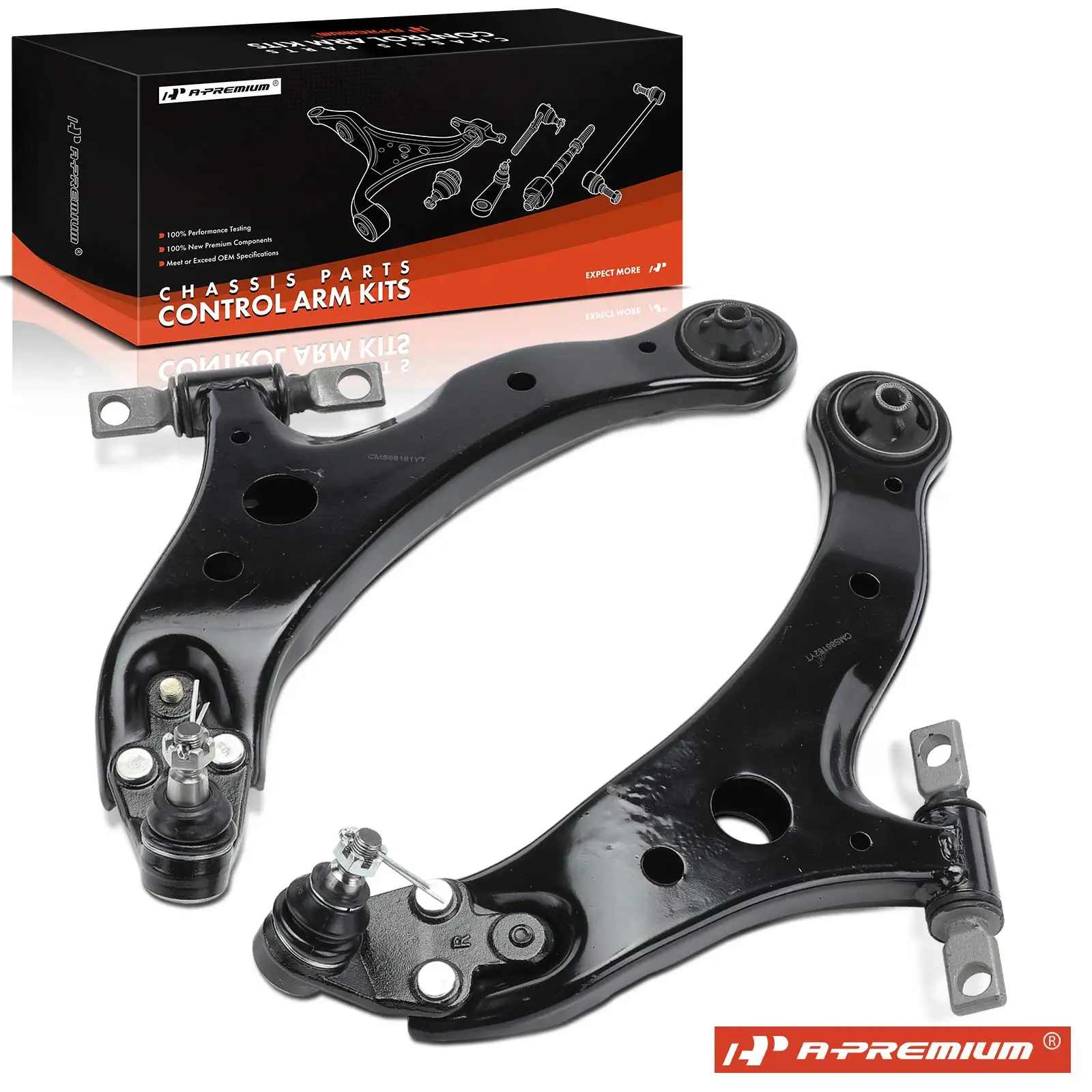 A-Premium 2x Front Lower Control Arm & Ball Joint Assembly for Toyota Camry 2007-2017 Lexus ES350 2007-2018 ES300h 2013-2018