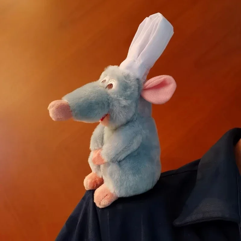 @@*Kawaii Ratatouille Magnetic Plushie Detachable Shoulder Ornament Cosplay Kawaii Christmas Gift Shoulder Plush Doll Decoration view 6