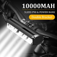 TouCloud Bicycle Light Front 10000mAh Bike Light Power Bamk Waterproof Flashlight USB Charging MTB Road Cycling Lamp