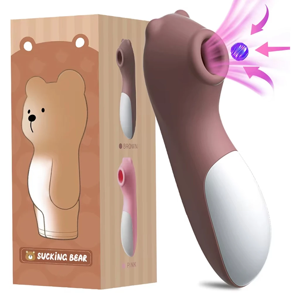Powerful Clit Sucker Vibrator Tongue Vibrating Nipple Sucking Blowjob Clitoris Stimulator Sex Toys For Women Masturbators