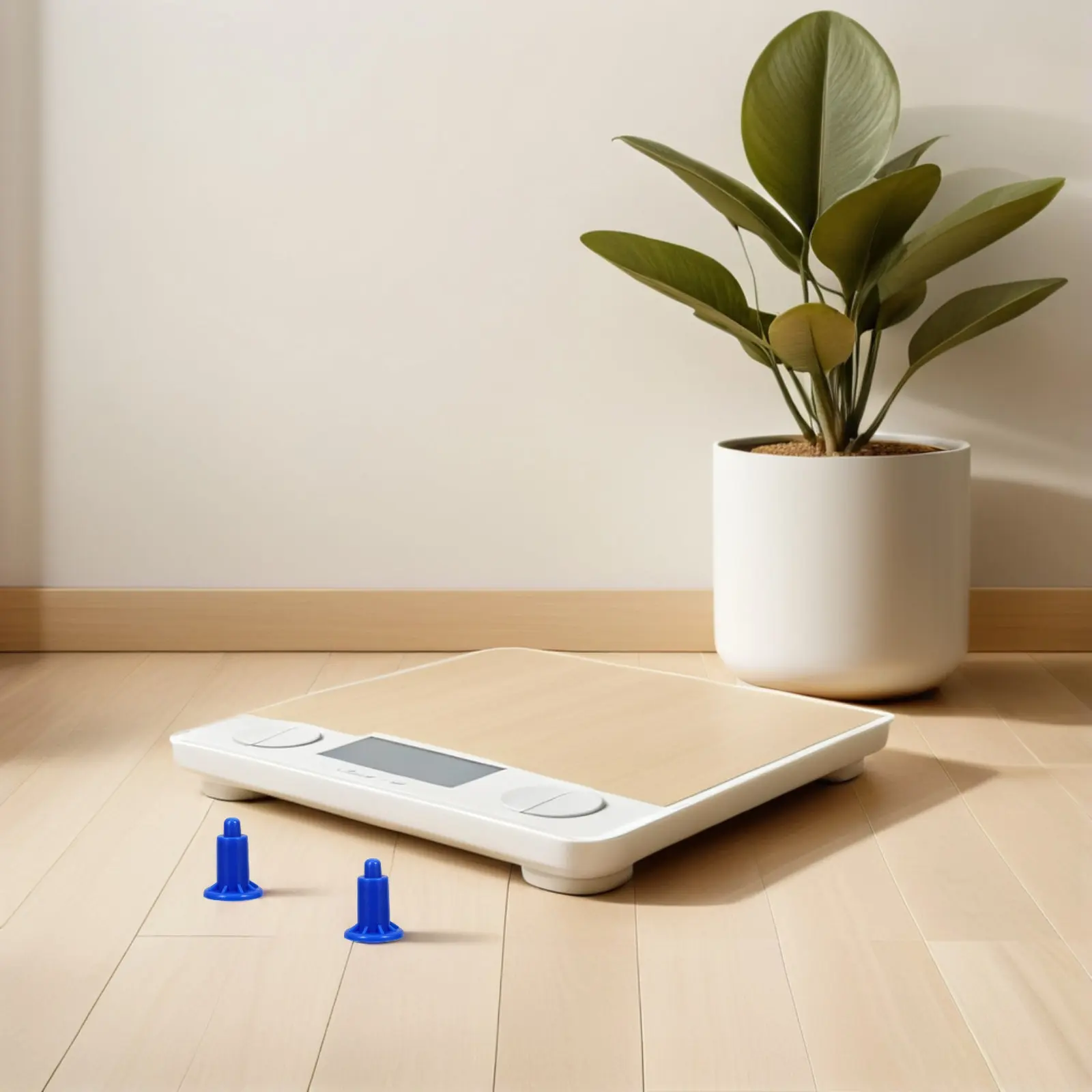15Pcs Plastic Furniture Feet Stable Support Non Slip Shock Absorbing Electronic Scale Feet Replacement Accessories for Digital