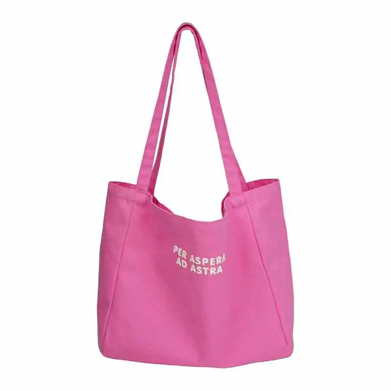 GOB01 bolso de mano de lona para mujer, bolso de hombro informal de gran capacidad para compras, viajes en la playa