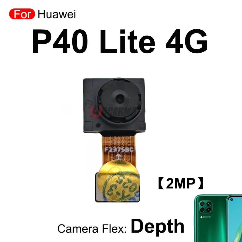 لهواوي P40 لايت 4G 5G الكاميرا الرئيسية الخلفية الأمامية والواسعة كاميرات عمق الماكرو فليكس كابل إصلاح أجزاء