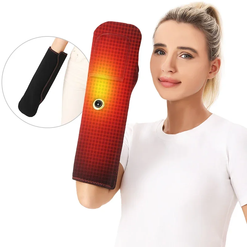 

Wraparound Heated Arm Massager Hand Warmer 3 Temperature Modes Arthritis Tenosynovitis Relief Finger Stiffness Numbness Easing