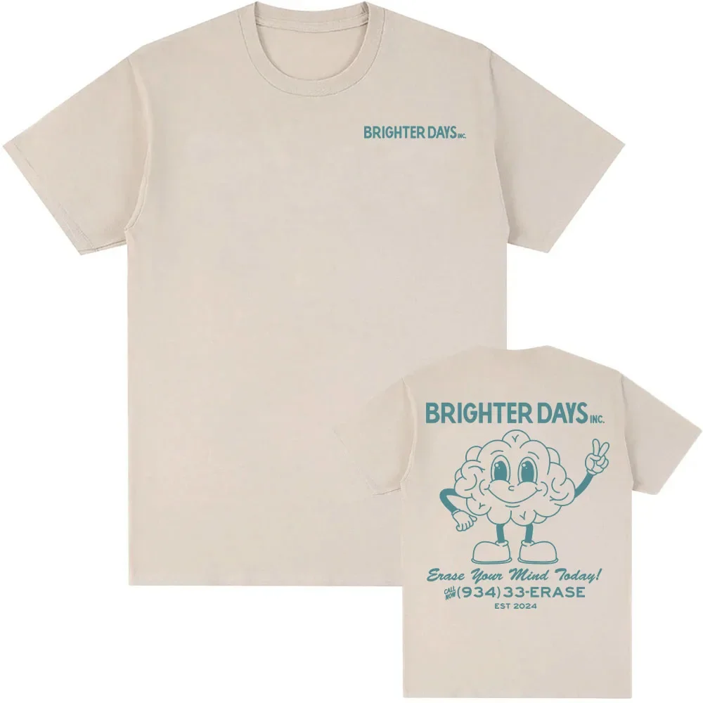 Brighter Days 934-33-ERASE T-Shirt  Summer Women Tees ArianaGrande Eternal Sunshine Deluxe Album Graphic T Shirt for Men Women