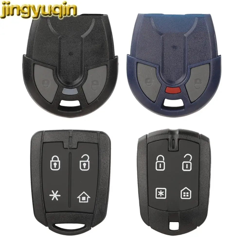 

Jingyuqin 2/4 Buttons Remote Car Key Shell For Brazil Positron Alarm System Key Fob Replacement Blank Key Case Styling