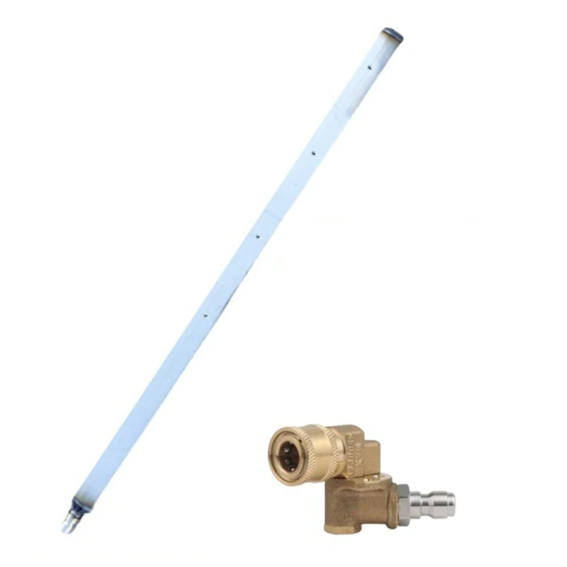 Automotive Radiator Cleaning Tool Stainless Steel Rod 60cm Length Four Holes for Use with Vehicle Cooling Systems