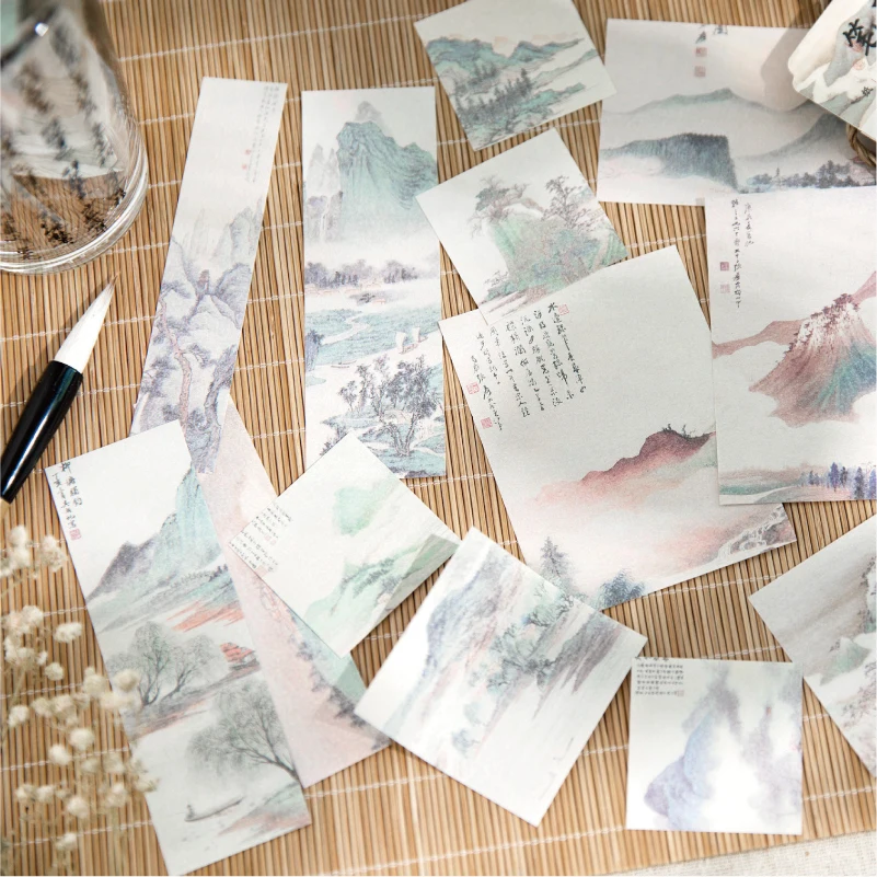 6pcs/Lot Paper Room Changqing Series Material Pack