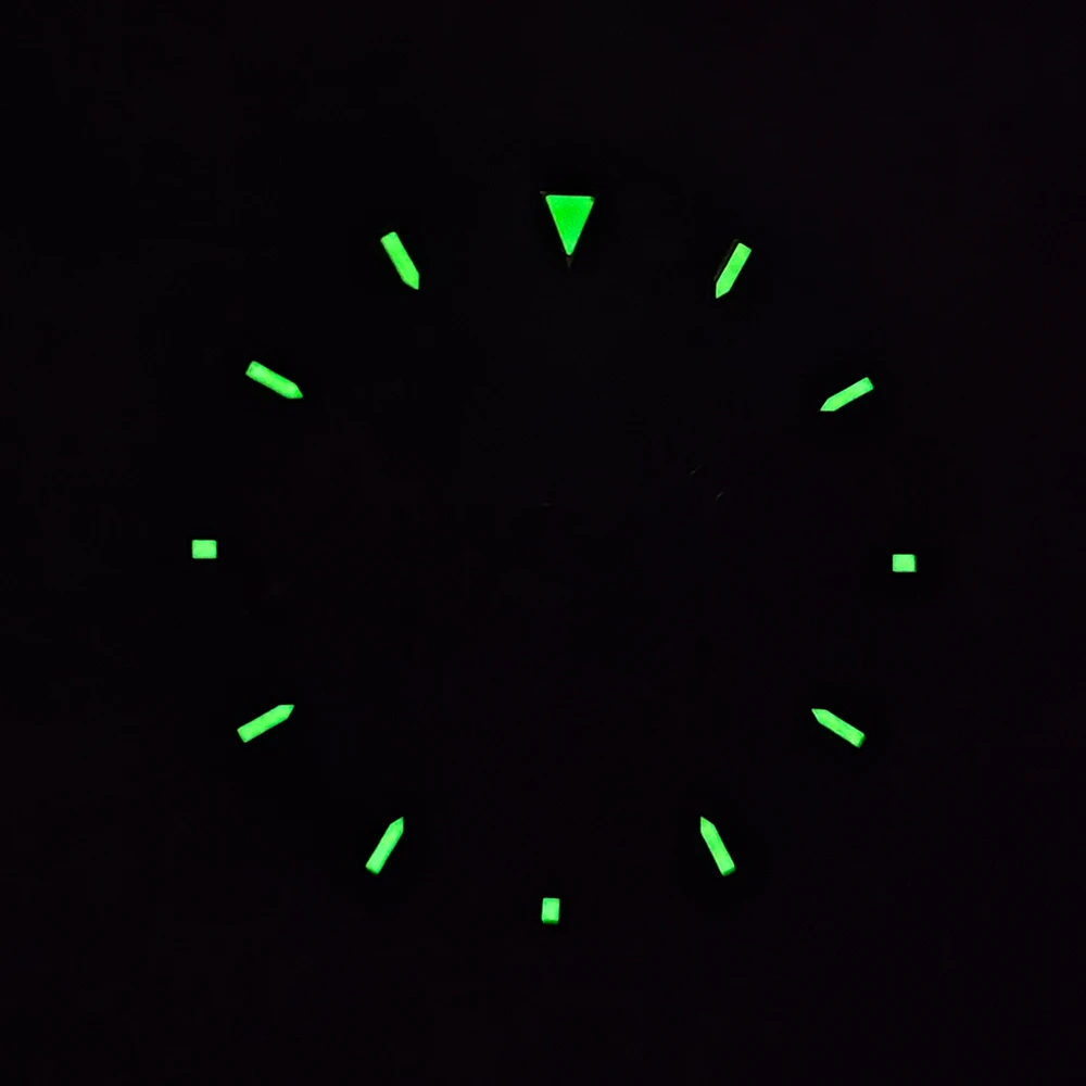 VK63 dial 29MM dial Watch Dial Suitable for the VK63 movement men's watch dial Watch accessories green luminous lumen dial
