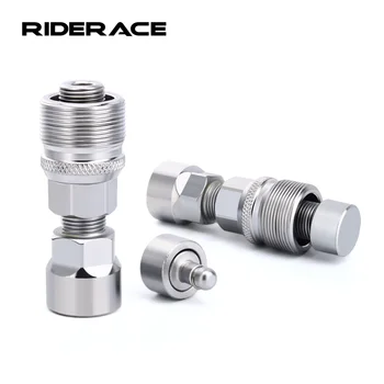 RIDERACE 자전거 크랭크 추출기 풀러 리무버, MTB 산악 자전거 크랭크 암 제거 도구, 로드 사이클링 크랭크셋 수리 도구 