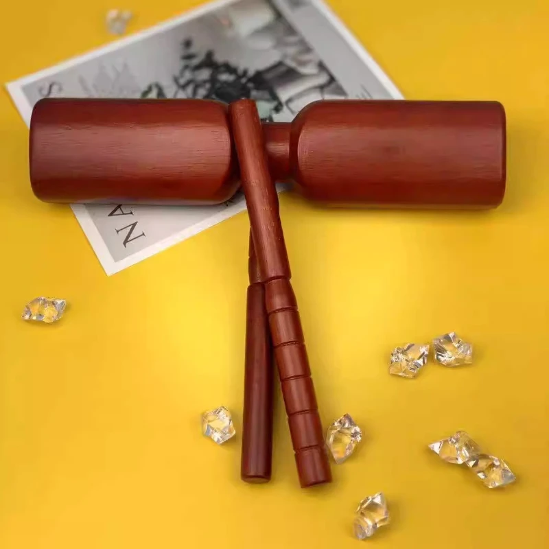 

Деревянные Bangzi, традиционные двухцветные большие ударные инструменты Bangzi для взрослых, профессиональный этнический молоток ручной работы