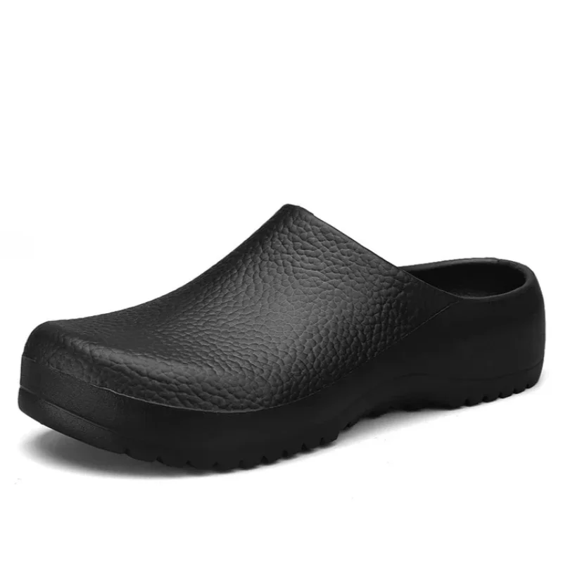 Men Slippers Couples Garden Clog Women Water Proof Chef Shoe Comfortable Sandal Slippers for Pet Workers Outdoor Fishing Shoes view 6