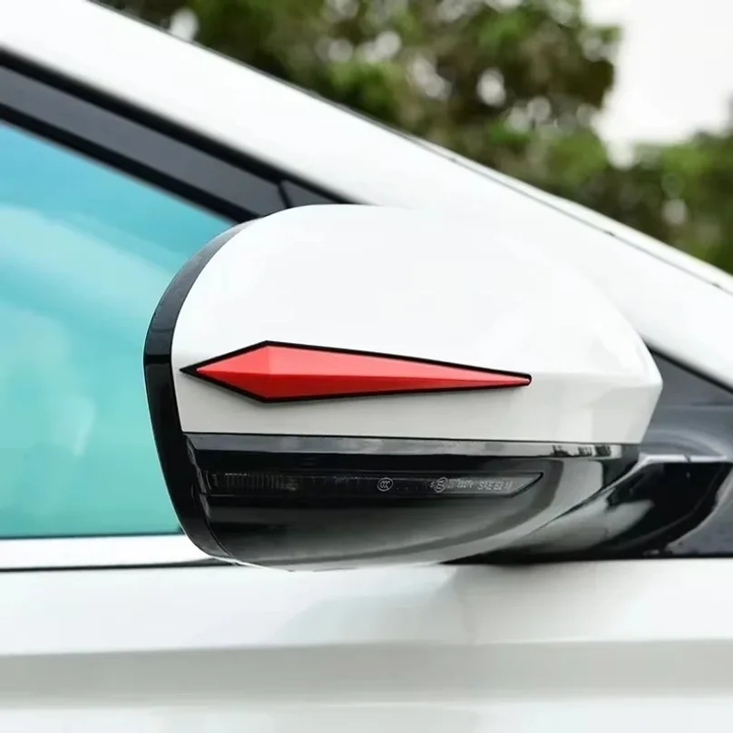 4pcs Car Antis-scratch Protective Sticker Body Bumper Anti-collision Protection  Door Rearview Mirror Edge Guard Rubber Strip