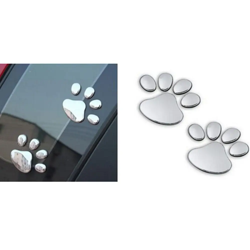 Cute New Brand Body Dog Car Bear Prints Window Foot Animal Bumper Paw