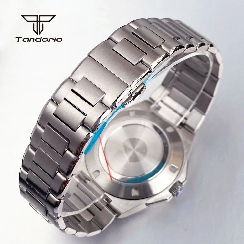 40mm Dive Brushed Stainless Steel 20BAR Watch Case+Strap Sapphire NH35 NH36 ETA2824 PT5000 Model Men\'s Wristwatch Mod Parts