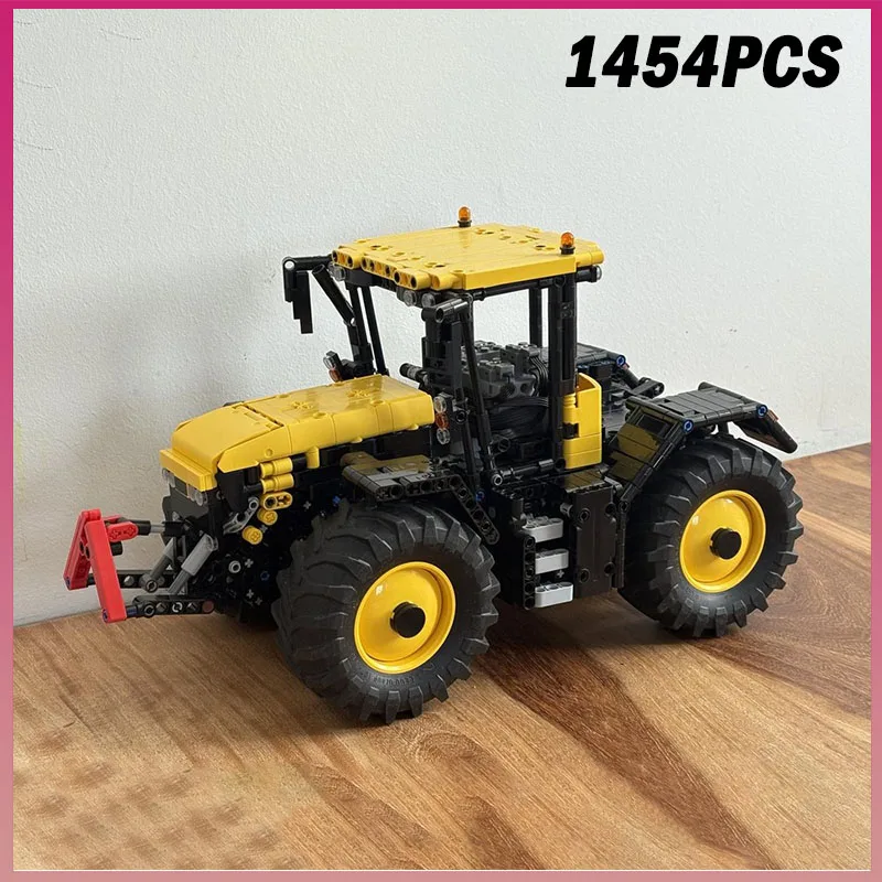 1454 Uds JCB Fastrac 4220 RC serie Tractor agrícola modelo técnico MOC bloques de construcción ladrillos creativos montaje juguete para regalo