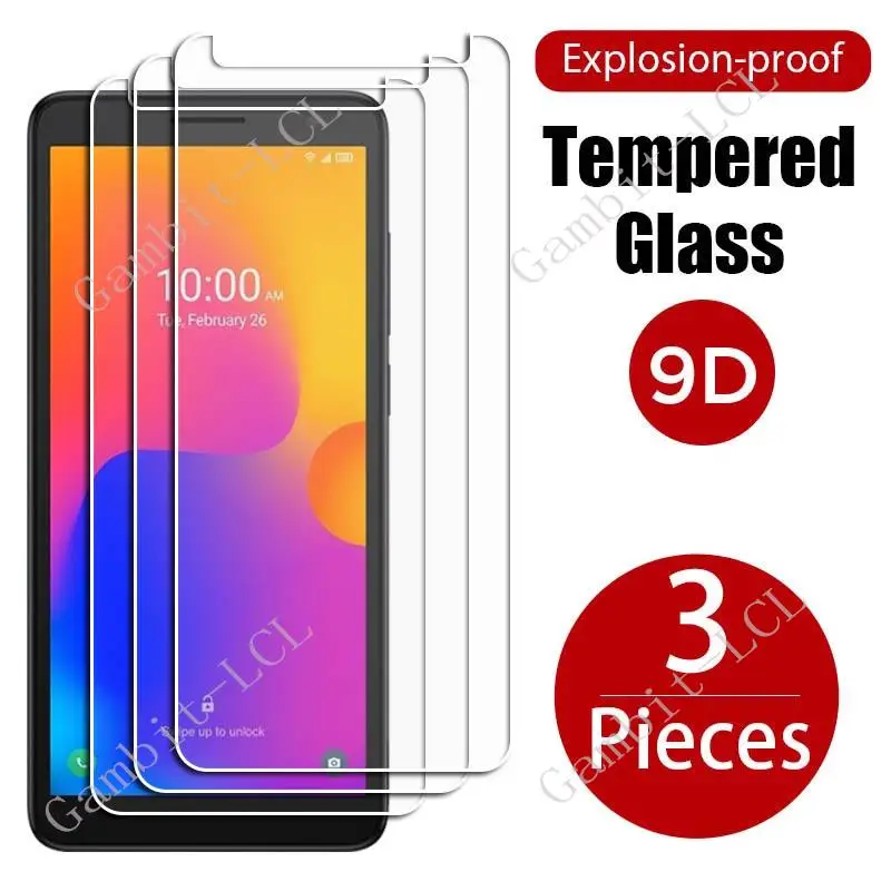 3PCS For Alcatel 1B (2022) Tempered Glass Protective On Alcatel1B 5031D 5031G 5031A 5031J 5.5Inch Screen Protector  Cover Film