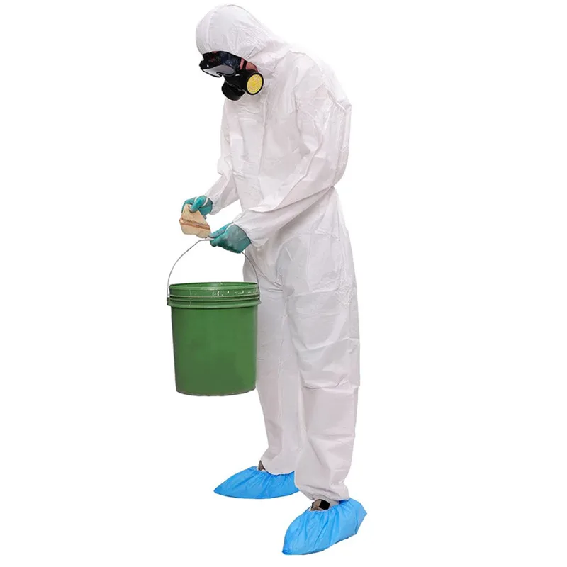 Workwear Protection Clothing Microporous Film Nonwoven/pp/sf/pe/sms Safety Disposable Overall