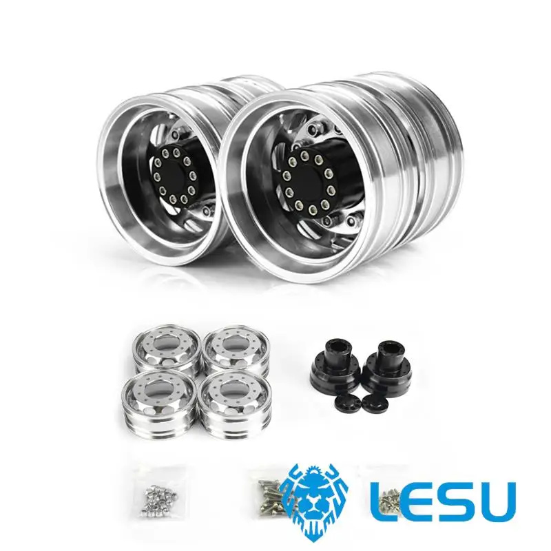 LESU Rear Wheel Metal Hub B For 1/14 Tractors Truck Tamiyay RC Car DIY Model Outdoor Toys TH02490