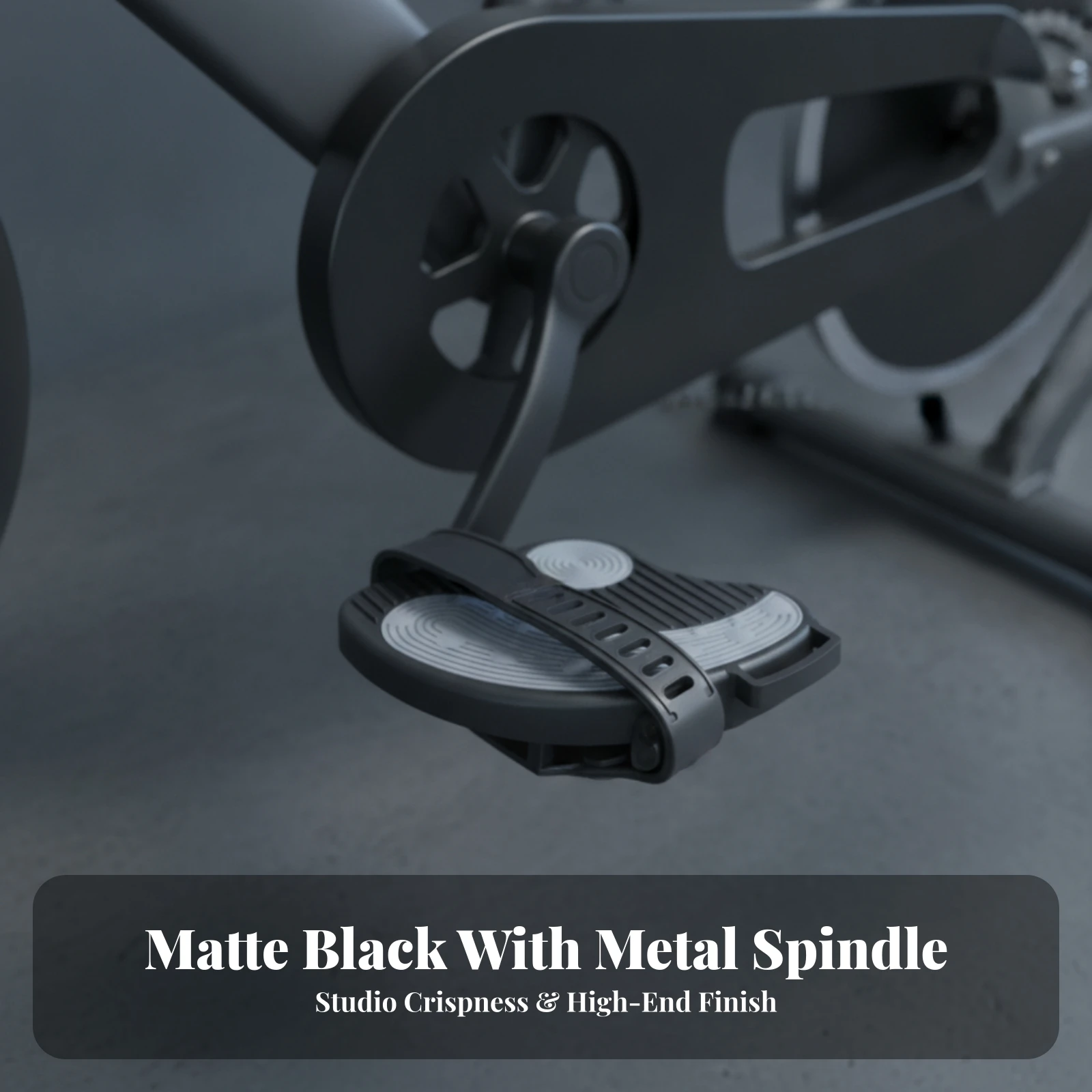 Exercise Bike Pedals with Toe Cage Threaded Stationary Bike Pedals with Straps Long-Lasting for Cyclists, Home Workouts