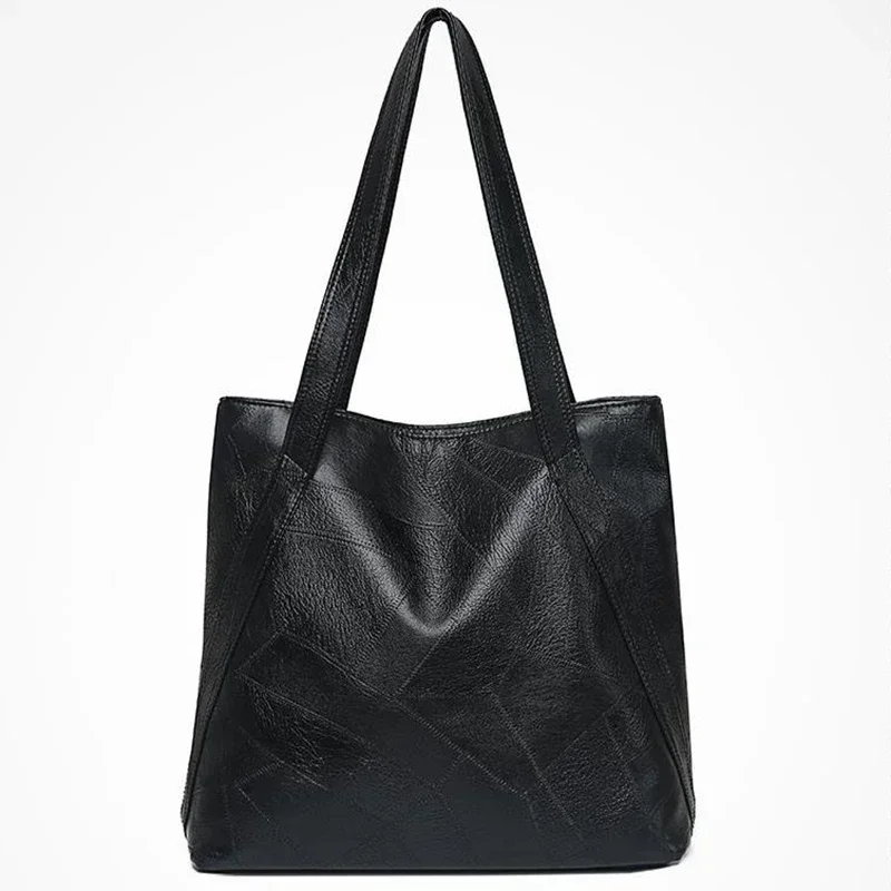 PU Zipper High Quality Women\'s Shoulder Bag 2024 Soft Faced Large Capacity Fashionable Commuting Women\'s Shoulder Bag