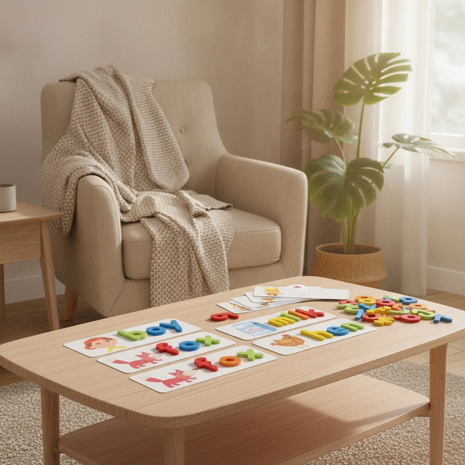 Spelling Game with Flash Cards Educational Spelling Game with Cards Letter Matching Toy Colorful Alphabet Flash Card Set Sturdy