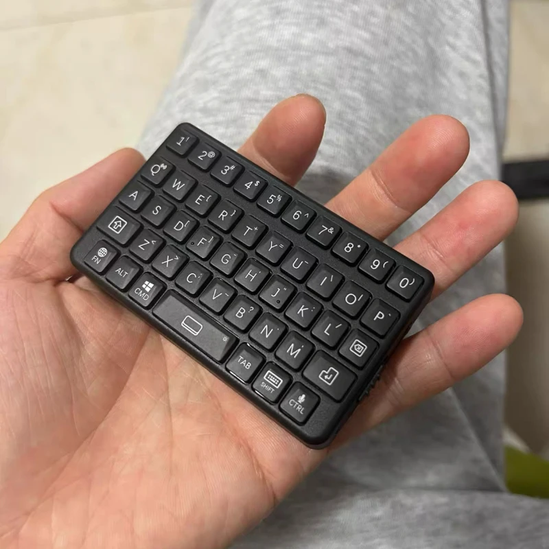 EXknight Retro Mini Keyboard Bluetooth Touchpad Design Universal for Windows/Android Compact Phone Blackberykbd Accessories DIY