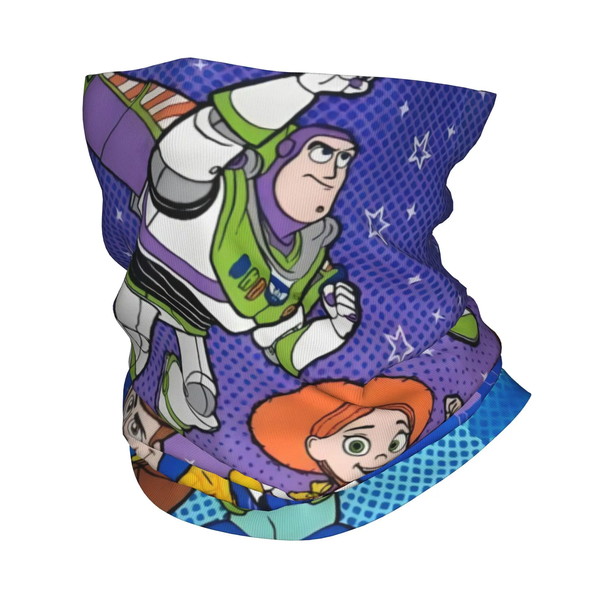 

Toy Story Cartoon Anime Figure Winter Headband Neck Warmer Women Men Hiking Tube Scarf Woody Buzz Lightyear Face Bandana Gaiter