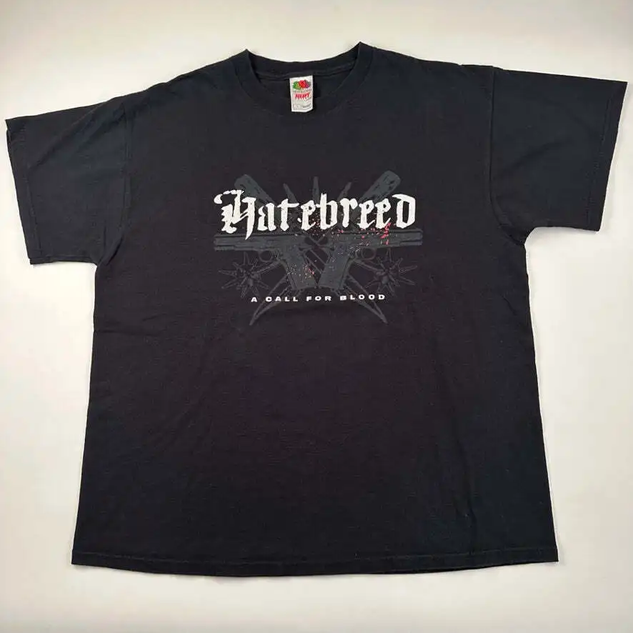 

Винтажная футболка с надписью «Hatebreed» 1920-х годов
