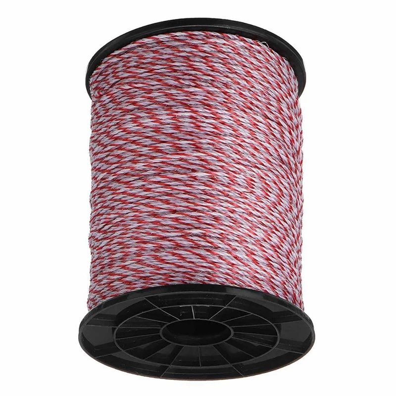 ABSF Ultra-Low Resistance Wire 500M Electric Fence Electric Rope For Pig Horse Cattle Sheep Animal Fence