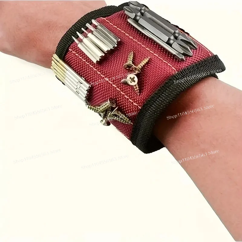 Magnetic Wrist Strap Adhesive Velcro Hardware Tools Screwdriver Screws Absorb Magnetic Wrist Strap