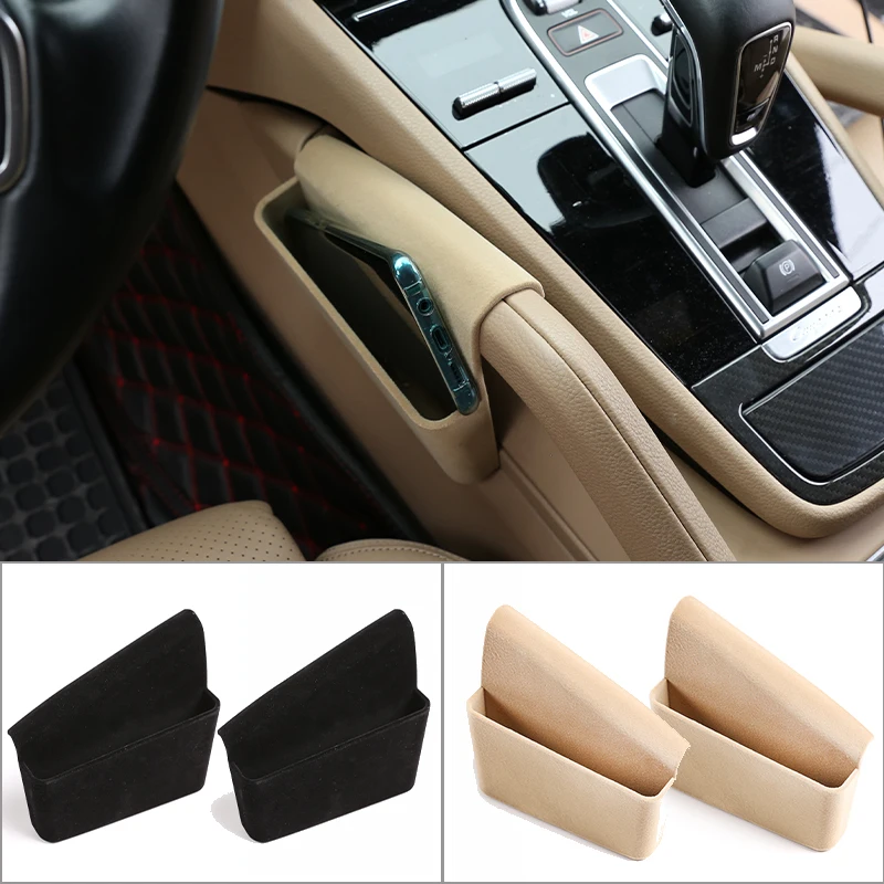 

For Porsche Cayenne 2018-2023 ABS Car Center Console Armrest Side Storage Box Container Organizer Tray Holder Auto Accessories