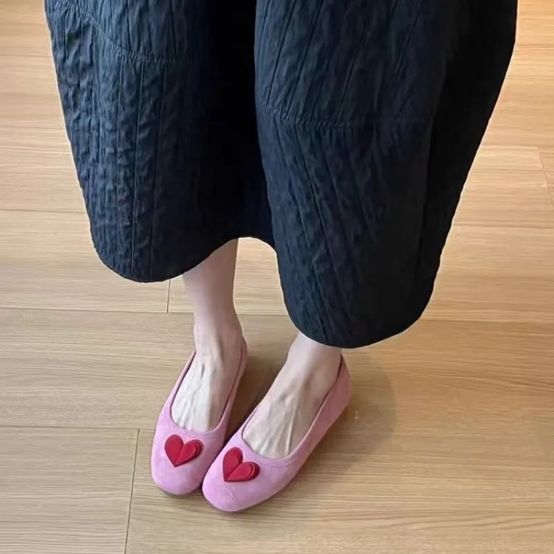 

Korean Shoes Female Footwear Elegant Bow-Knot Round Toe Women's Heels 2025 New Comfortable Dress Butterfly Summer Boat On Heels