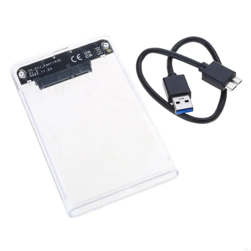 2.5inch Hard Enclosure USB3.0 to SATA3.0 Tool Frees Externals Hard Enclosure for 7mm/9.5mm 2.5inch SSD