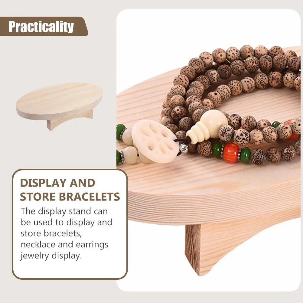 Wooden Jewelry Rack Solid Wood Necklace Display Earring ganizer Reusable Stable Strong Store Beautiful Appearance Scratch