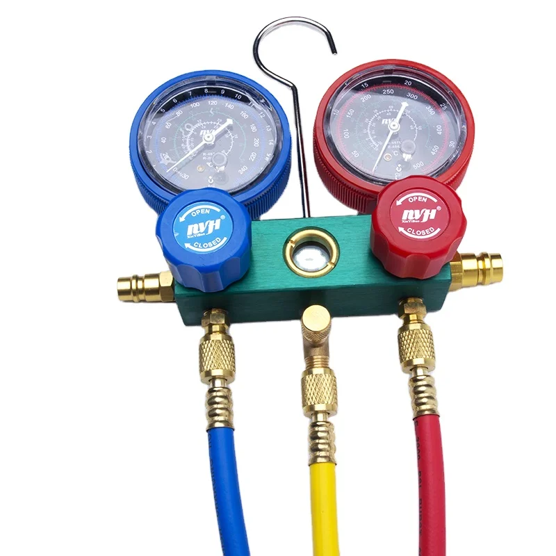 

Aluminum Alloy Car Air Conditioner R134a R12 Aluminum Manifold Gauge Set/refrigeration Manifold Gauge Set