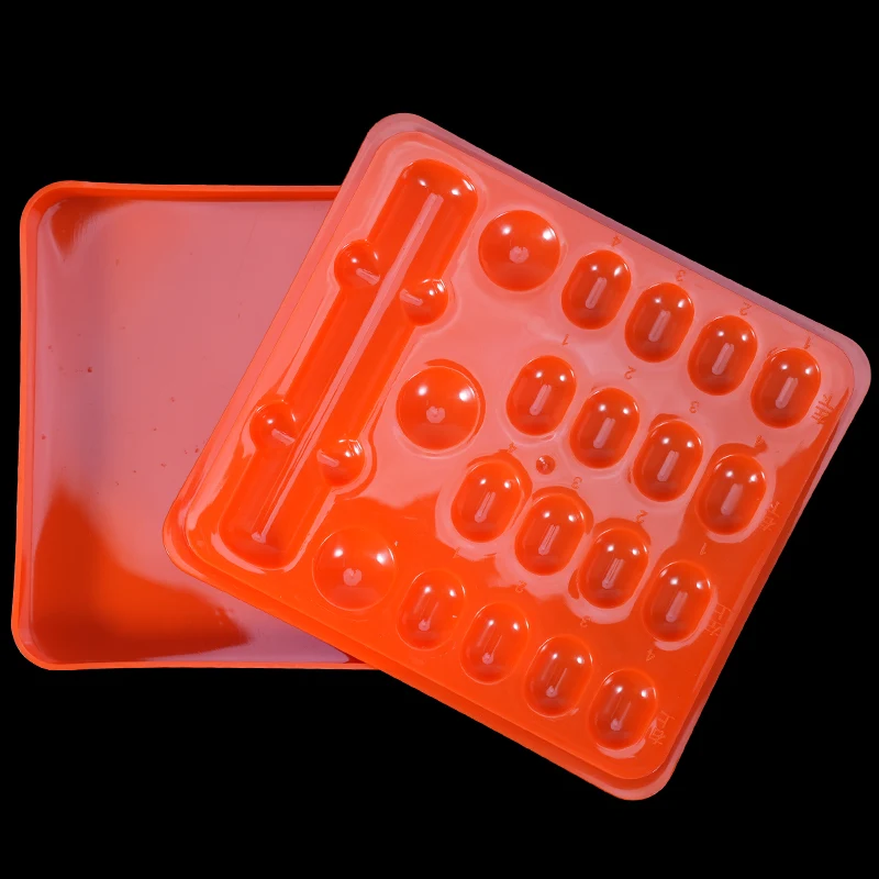 

1pc 19 Holes Dental Shading Light Box Resin Dentist Material Storage Box Mix Composite Hood Case Protector Veneer Plate