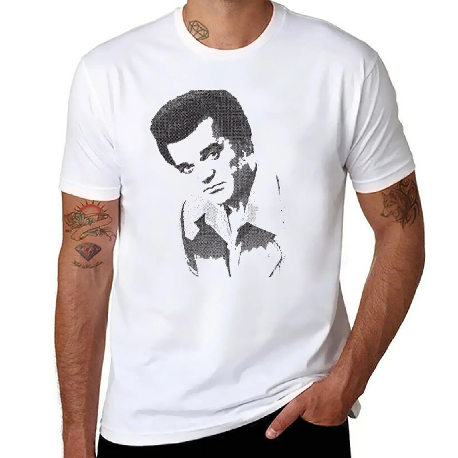 New Conway Twitty Halftone T-Shirt graphic t shirt sports fan t-shirts designer t shirt men