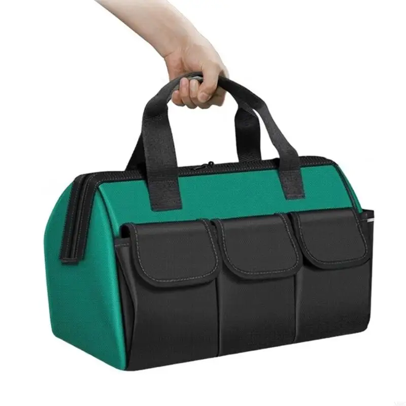N58C 16/18inch Tool Bag Heavy Duty Tool Storage Bag Large Capacity Tool Storage Bag for Electricians Power Tool